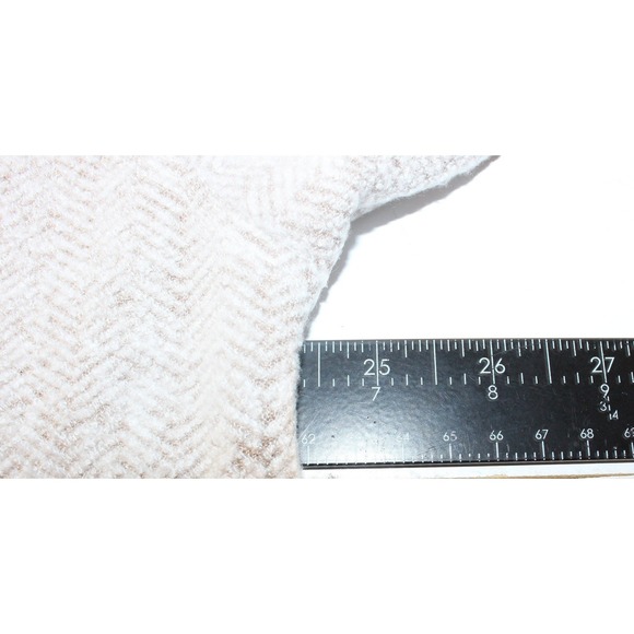 Properly Tied Upland Pullover Herringbone Snap Fleece XL Tan Cream - Picture 3 of 6